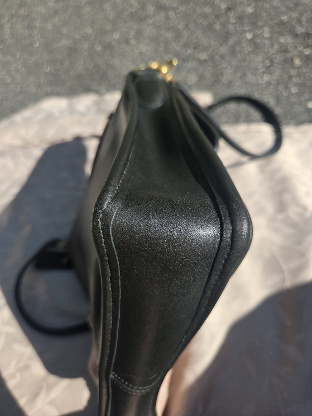 Rare Forest Green Coach Station Bag 5130 - Picture 8 of 15